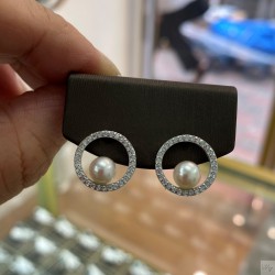 925 Silver Fresh Water Pearl Earrings SEP670