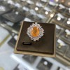 925 Silver Spessartine Ring SSR002