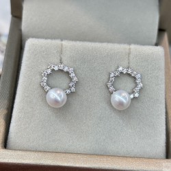 925 Silver Fresh Water Pearl Earrings SEP760