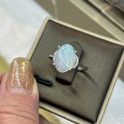 925 Silver opal ring GSO072