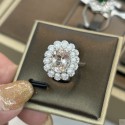 925 Silver Morganite Ring MO002