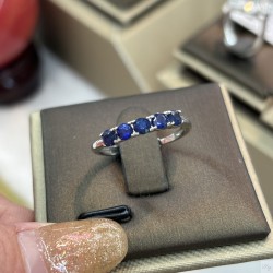 925 Silver sapphire ring GSS099