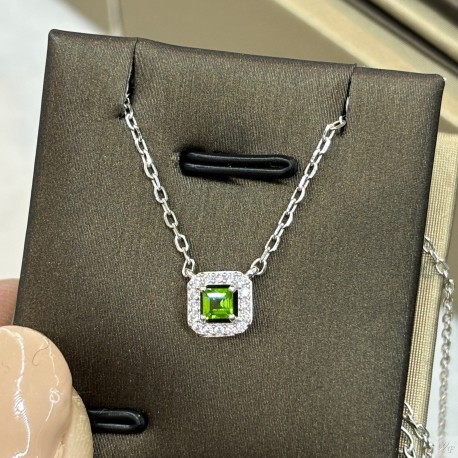 925 Silver Diopside necklace SD019