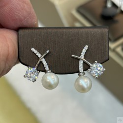 925 Silver Fresh Water pearl Earrings SEP799