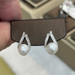 925 Silver Fresh Water pearl Earrings SEP800