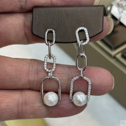 925 Silver Fresh Water pearl Earrings SEP801