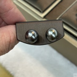 18K Gold Tahiti pearl Earrings SEP811