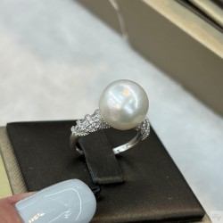925純銀澳白珍珠戒指 SR1499