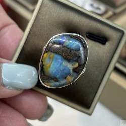 925 Silver opal ring GSO076