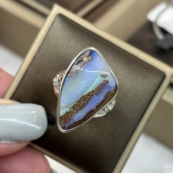 925 Silver opal ring GSO078