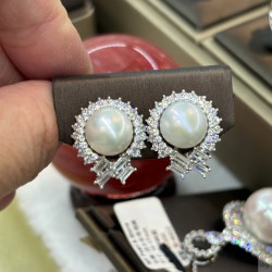 925 Silver Fresh Water pearl Earrings SEP836