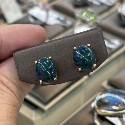 925 Silver opal earrings GSO084