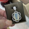 925 Silver opal necklace GSO086