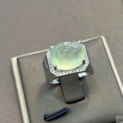 925 Silver Prehnite ring SP002