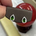 925 Silver Diopside earrings SD020