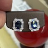 925 Silver sapphire Earrings GSS113