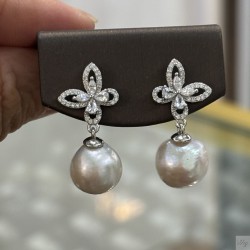 925 Silver fresh water pearl Earrings SEP892