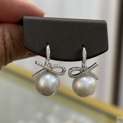 925 Silver fresh water pearl Earrings SEP894