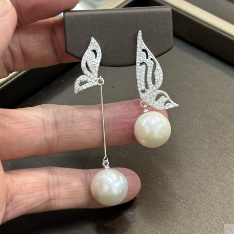 925 Silver fresh water pearl Earrings SEP904