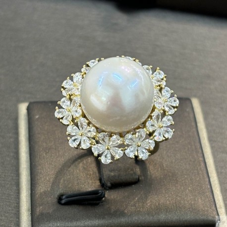 925 Silver Fresh Water pearl Ring SR1562