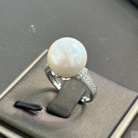 925 Silver Fresh Water pearl Ring SR1563