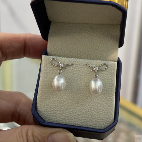 925 Silver fresh water pearl Earrings SEP913