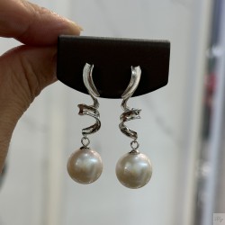 925 Silver fresh water pearl Earrings SEP917