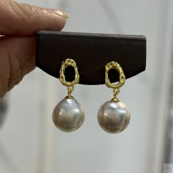 925 Silver fresh water pearl Earrings SEP919