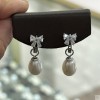 925 Silver fresh water pearl Earrings SEP932