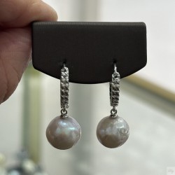 925 Silver fresh water pearl Earrings SEP933