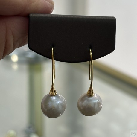 925 Silver fresh water pearl Earrings SEP935