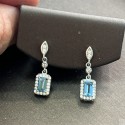 925 Silver Tapaz earrings ST054