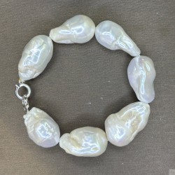 925 Siver Fresh Water Pearl bracelet SBP11447