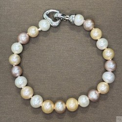 925 Siver Fresh Water Pearl bracelet SBP11448